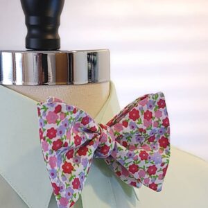 Bespoke Limited Edition Cotton Handmade Bow Tie