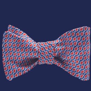 Bespoke Italian Silk Handmade Pre-Tied Bow Tie