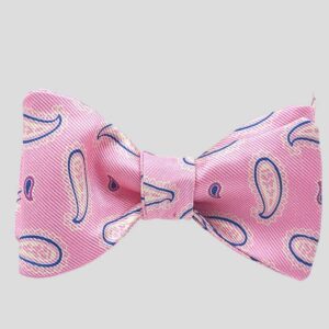 Bespoke Italian Silk Handmade Pre-Tied Bow Tie