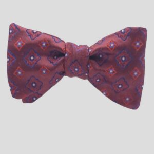 Bespoke Italian Silk Handmade Pre-Tied Bow Tie