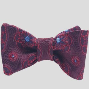 Bespoke Italian Silk Handmade Pre-Tied Bow Tie